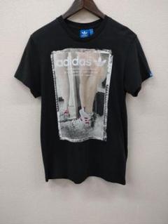 (7) adidas グラフィックプリント Tシャツ