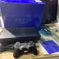 PlayStation2 - PlayStation2 本体　箱付き PlayStation2 PS2 プレステ2 一式 付属品付 ミッドナイト