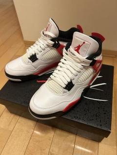 【美品】AIRJORDAN4 RETRO "RED CEMENT" 27.5cm