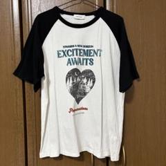 MONO-MART グラフィックアソートプリント ラグラン半袖Tシャツ