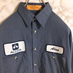 アメカジ シャツ シンプル グリーン系 フェイク スエード USA古着 90s アメカジ シャツ シンプル グリーン系 フェイク スエード USA古着 90s