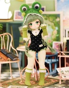 TinyFox 新生造物 小青呱（カエル）1/6スケール MJDドール