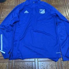 サッカー コロンビア ミジョナリオス adidas 青 アメリカLサイズ