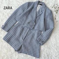 未使用級　大きいサイズ　ZARA♡サマージャケット　ツイード　セットアップスーツ