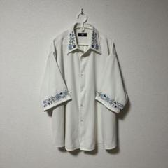 トロミシシュウシャツSS(HARE) ホワイト