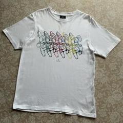 美品　ポールスミス マルチカラーラビットイラスト P.S ロゴ　Tシャツ L 白