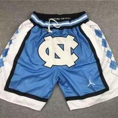 【新品】　NBA カレッジ　ノースカロライナ大学　バスケ　バスパン　ジョーダン ノースカロライナ大学 バスケットパンツ BIKEコラボ 水色