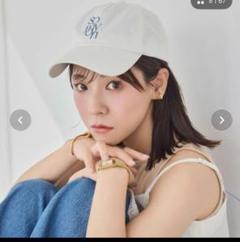 ソミョン somyon キャップ 帽子 talbyyumi ゆみ しまむら 淡色 新品タグつき ソミョン ゆみさん キャップ ベージュ しまむら