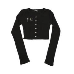 Thug Clubサグクラブ TC Cardigan 24FW black Thug Club Womens Cardigan Top – Extra Butter