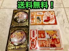 鬼滅の刃 煉獄杏寿郎 バースデー缶バッジ ＆ アクリルフィギュア アクスタ ４点