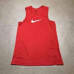 Nike スポーツウェア タンクトップ 赤 バスケ メッシュ ロゴ S