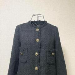 美品】ZARA(ザラ) 千鳥チェック柄 ダブルボタンチェスターコート