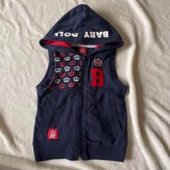 BABYDOLLベビードール　男の子100 ベストパーカー