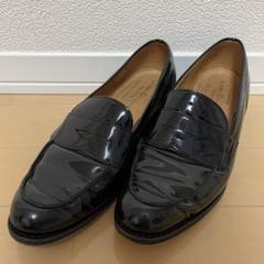 【未使用】ジャランスリウァヤ ローファー ブラック スウェード レザー 5.5 ビジネスシューズ | 98763 / COGNAC HIGH SHINE (LEATHER SOLE