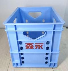 森永 プラスチックケース コンテナ 青色