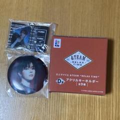&TEAMカフェNICHOLAS ニコラス　入場特典　アクスタ　缶バッジ　サイン &TEAM - ニコラス Nicholas 缶バッジ &TEAMカフェの通販 by