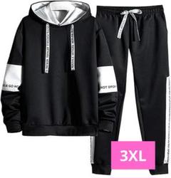 メンズ 3XL スウェット パーカー ジャージ上下セット メンズ ウェア