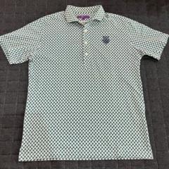 【美品】BEAMS GOLF 花柄 メンズ ゴルフウェア 半袖ポロシャツ　Mのサムネイル