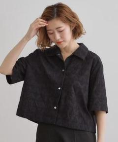 刺繍レースショートジャケット