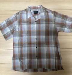 Pendleton 半袖シャツ チェック柄 グレー オレンジ