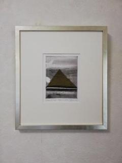 殿堂 絵画 エッチング＋手彩色複合技法版画 額装品 版画 - 版画