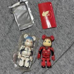 BE@RBRICK 綾波レイ 惣流アスカラングレー ベアブリック 2体セット BE@RBRICK 綾波レイ 惣流アスカラングレー ベアブリック 2体