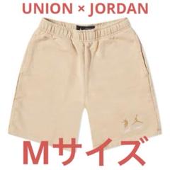 Union× jordanコラボ　ハーフパンツ イエロー　S Union× jordanコラボ ハーフパンツ イエロー S