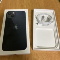 空箱　Apple iPhone 13 ミッドナイト　充電ケーブル付き