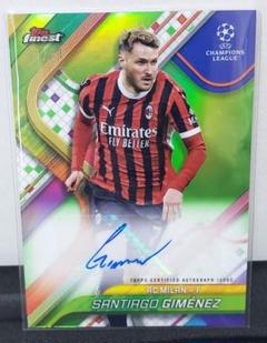 topps finest 2024/25　ヒメネス　99シリ　サイン　ミランのサムネイル