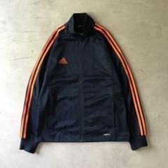 00s adidas アディダス トラックジャケット 刺繍 y2k ブラウン S 美品00s】アディダス刺繍トラックジャケット古着ジャージトップ