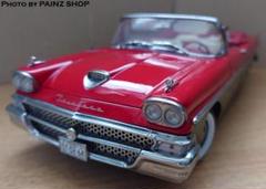 1/18フォード フェアレーン500 オープン 1958 レッド/ブラック 1/18フォード フェアレーン500 オープン 1958 レッド/ブラック