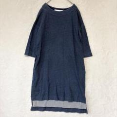 Robe Cabinet♦︎カットソーワンピース M 8分袖 肩落ち コットン