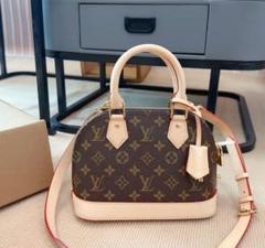 Louis Vuitton ミニショルダーバッグ ブラウン/ベージュ