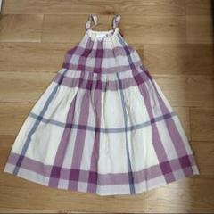 【美品】バーバリーチルドレン　チェックワンピース　夏　150