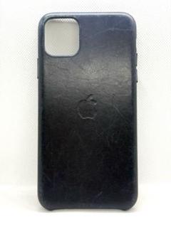 純正Apple レザーケース ブルー iPhone11pro MAX