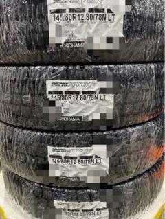 25年製！送料込み145/80R12 80/78ヨコハマタイヤSY01V新品4本 monkeys_yt-sy01v-145-80r12