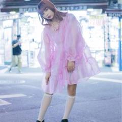 WC WEGO シアーティアードワンピース ピンクのサムネイル
