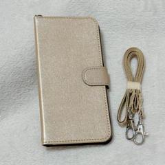 ★ wisers LG style2 L-01L ケース 手帳型 ゴールド