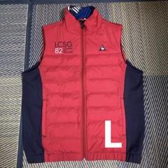 le coq sportif ダウンベスト L赤 - メルカリ