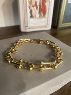 ゴールド　ハードウェア　チェーン　ブレスレット ブレス