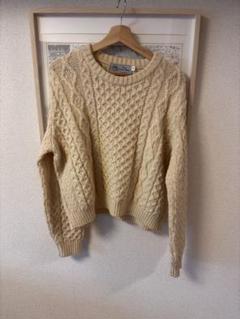 【高額売筋】 美品Steven Alan セーラーニットアイボリーホワイト トップス