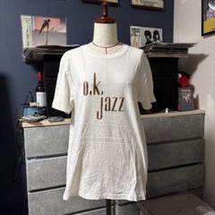 o.k. jazz プリント Tシャツ ホワイト
