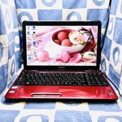 SSD240GBで快適☆高性能i5☆大人気赤ノートパソコン♡Windows11☆