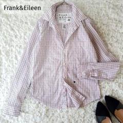 フランク&アイリーン コットンシャツ『Eileen』長袖 XS ハート刺繍シアー Frank&Eileen(フランクアンドアイリーン) JOEDY ハート刺繍