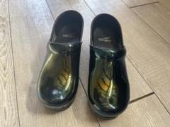 dansko ブラック クロッグサンダル