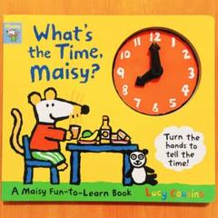 英語絵本 時計 知育 Maisy メイシー何時かな？洋書