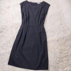 美品　 MARGARET HOWELL ロングワンピース　毛　カシミヤ　モヘヤ MARGARET HOWELL - マーガレットハウエル薄手コットンワンピース