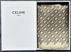 大人女性の 新品未使用】CELINE トリンオフ スカーフ バンダナ シルクツイル 小物