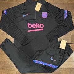 【超メルカリ市】Nike バルセロナ Mサイズ　ドリルトップ　上下セット バルセロナ NIKE ドリルトップ トレーニングウェア セットアップ