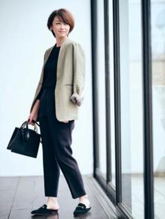 PLST OUTERSUNSET【新品タグ付】 辺見えみり リネンジャケット 辺見えみりがディレクションを務める「OUTERSUNSET（アウター
